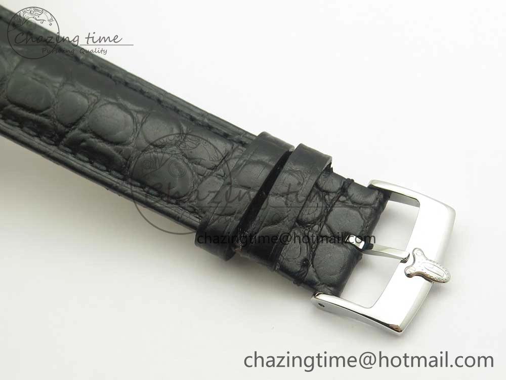 Juvenia Sextant SS FKF Best Edition Black Dial on Black Leather Strap A WellDesigned 7513