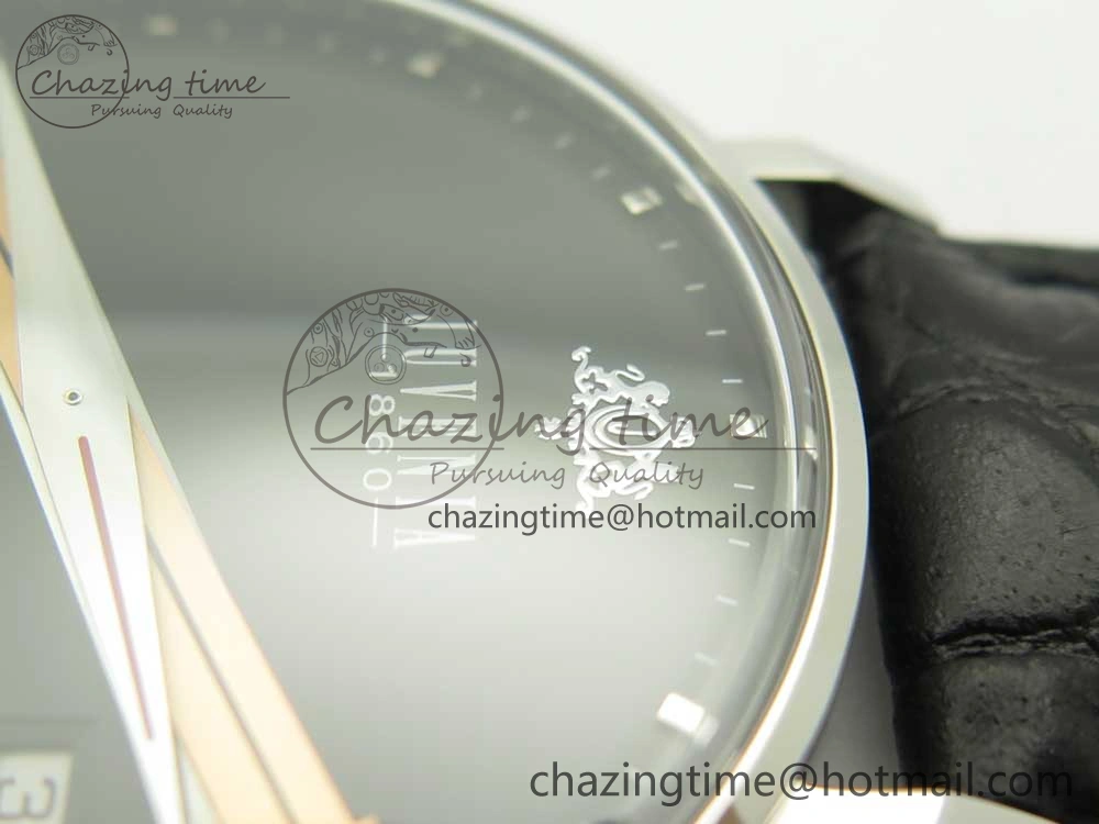 Juvenia Sextant SS FKF Best Edition Black Dial on Black Leather Strap A WellDesigned 7513