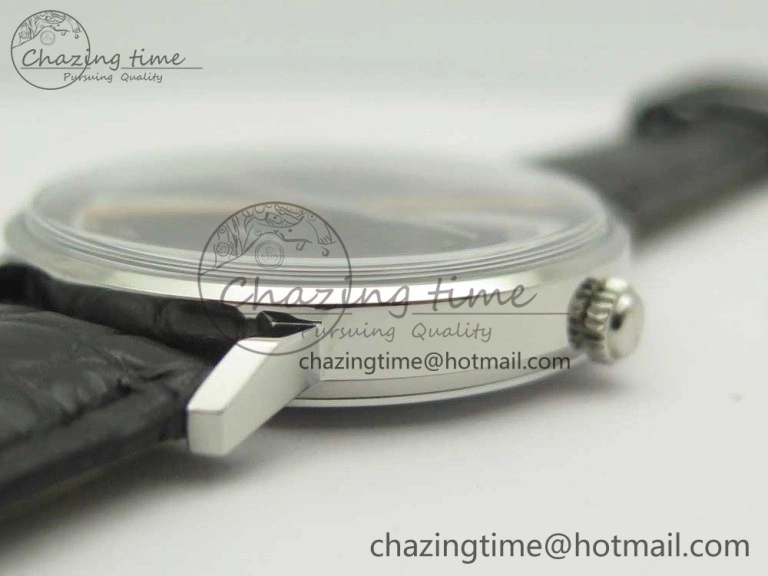 Juvenia Sextant SS FKF Best Edition Black Dial on Black Leather Strap A WellDesigned 7513