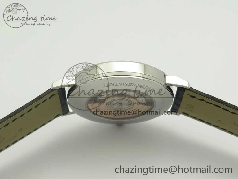 Juvenia Sextant SS FKF Best Edition White Dial on Black Leather Strap A Packable 7514