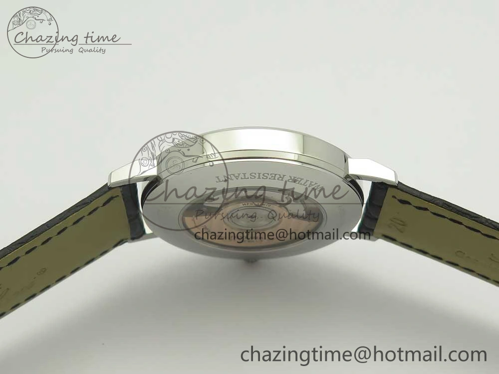 Juvenia Sextant SS FKF Best Edition White Dial on Black Leather Strap A Packable 7514