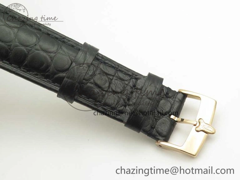 Juvenia Sextant SS FKF Best Edition White Dial on Black Leather Strap A Packable 7514