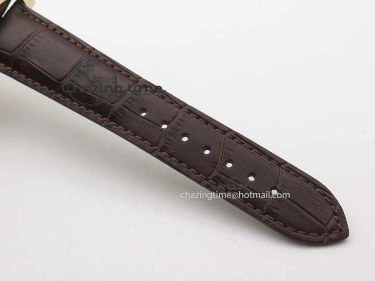 BestValue Kalpa Grande RG Gold Textured Dial On Brown Leather Strap A 8625