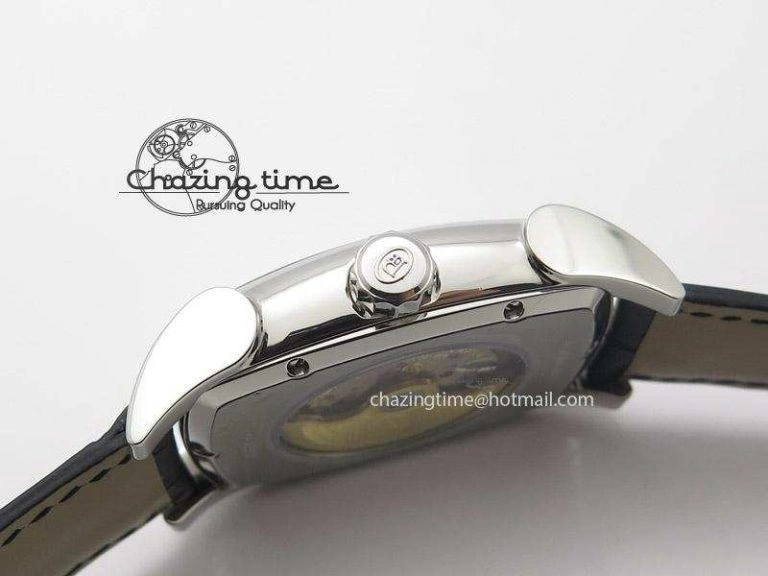 Kalpa Grande SS Gold Textured Dial On Black Leather Strap A ZipUp 8624