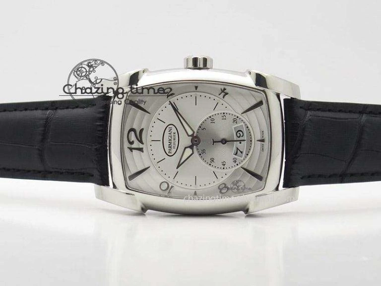 HighPerformance Kalpa Grande SS White Textured Dial On Black Leather Strap A 8621