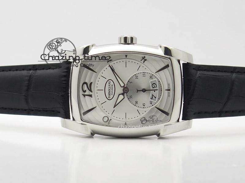 HighPerformance Kalpa Grande SS White Textured Dial On Black Leather Strap A 8621