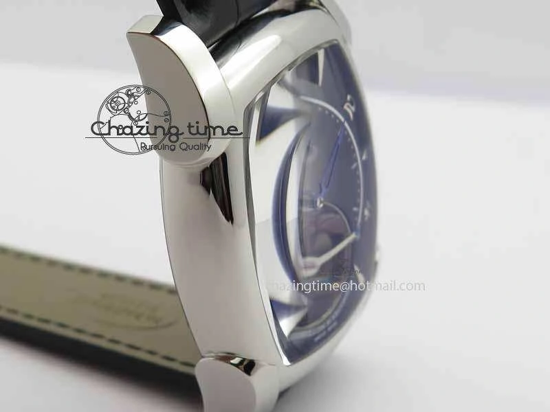 Packable Kalpa Grande Tourbillon AZ Best Edition SS Black Dial On Black Leather Strap 8615