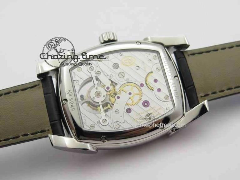 Kalpa Grande Tourbillon AZ Best Edition SS Gray Dial On Black Leather Strap Breathable 8618