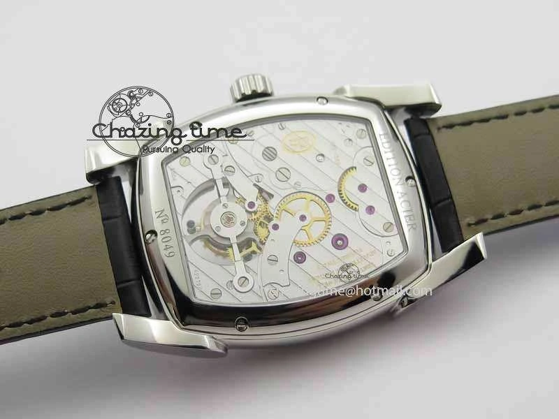 Kalpa Grande Tourbillon AZ Best Edition SS Gray Dial On Black Leather Strap Breathable 8618