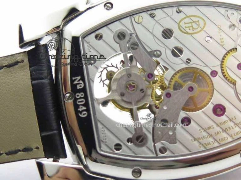 Kalpa Grande Tourbillon AZ Best Edition SS Gray Dial On Black Leather Strap Breathable 8618