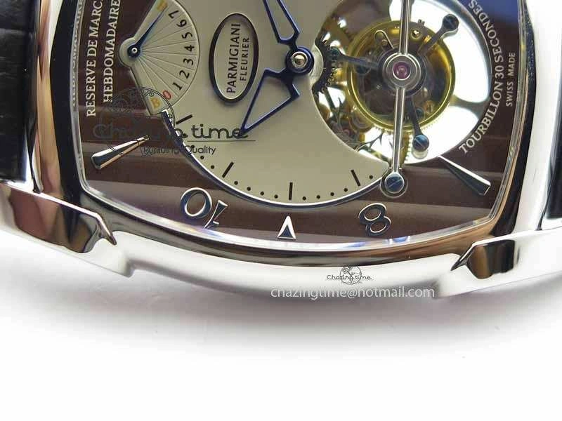 Kalpa Grande Tourbillon AZ Best Edition SS Gray Dial On Black Leather Strap Breathable 8618