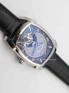 Kalpa Grande Tourbillon AZ Best Edition SS Gray Dial On Black Leather Strap Breathable 8618