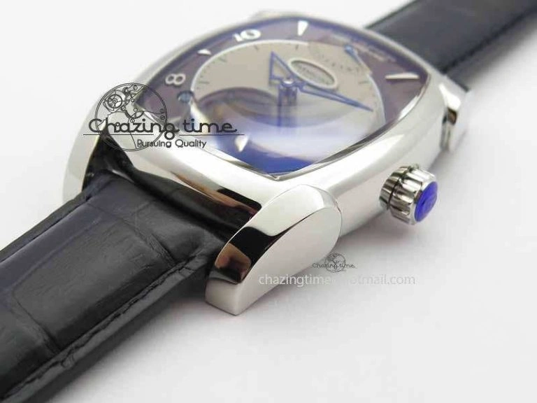 Kalpa Grande Tourbillon AZ Best Edition SS Gray Dial On Black Leather Strap Breathable 8618