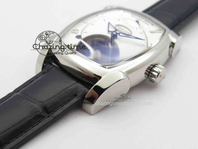 QuickDry Kalpa Grande Tourbillon AZ Best Edition SS White Dial On Black Leather Strap 8617