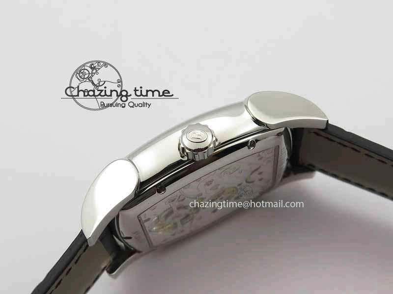 QuickDry Kalpa Grande Tourbillon AZ Best Edition SS White Dial On Black Leather Strap 8617