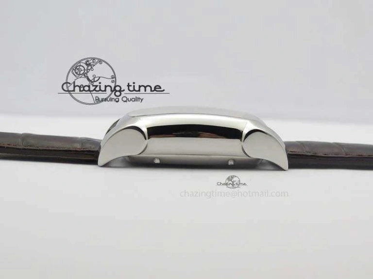 Kalpa Tourbillon SS White Textured Dial On Brown Leather Strap MoistureWicking 8620