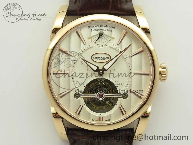 SoftTouch Kalpa Tourbillon SS Yellow Textured Dial On Black Leather Strap 8619