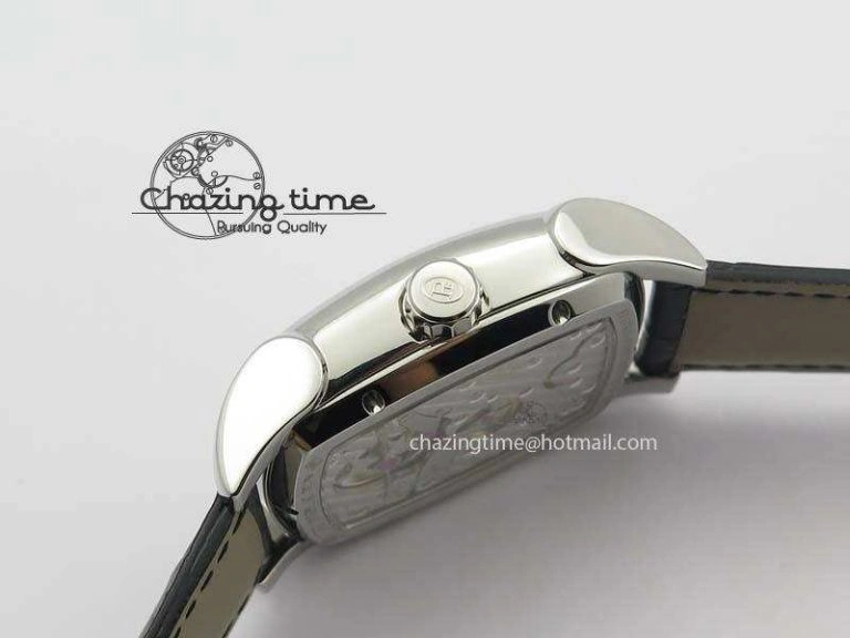 SoftTouch Kalpa Tourbillon SS Yellow Textured Dial On Black Leather Strap 8619