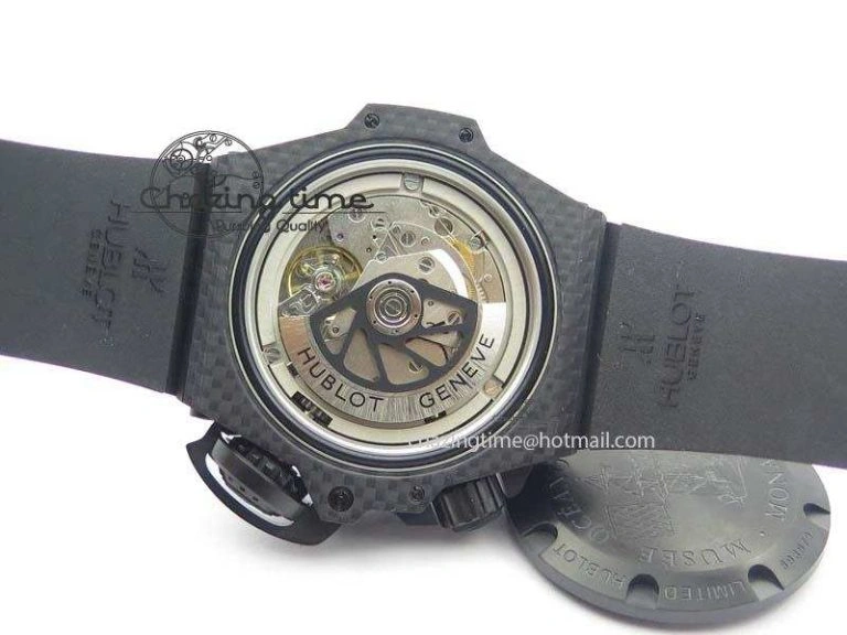 King Power 48mm OceanGraphic 4000 Carbon V6F 1:1 Best Edition Black Dial Gray Markers A Elegant 6968