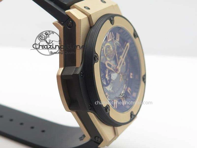 King Power 48mm Unico King RG On Black Rubber Strap A Breathable 6971