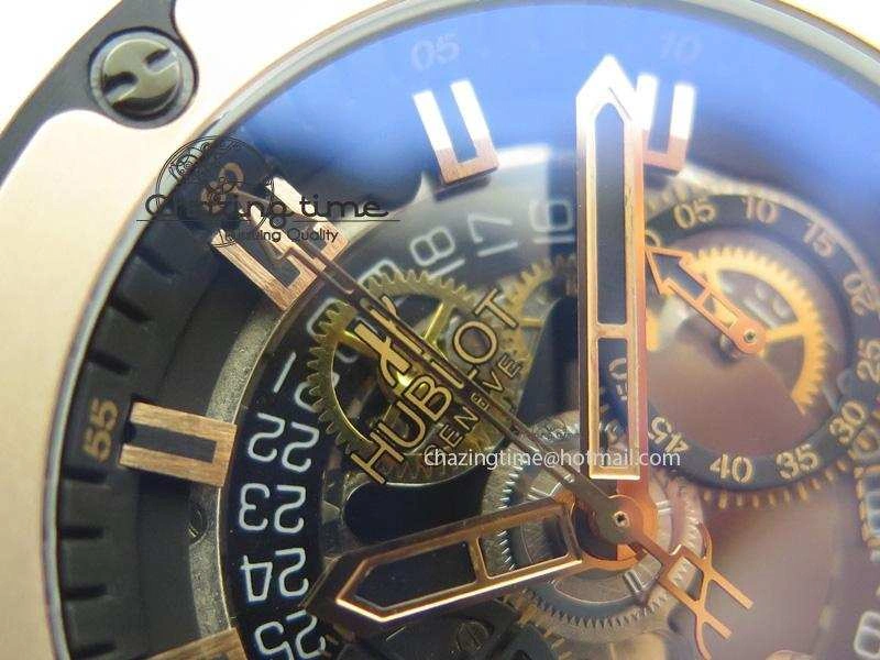 King Power 48mm Unico King RG On Black Rubber Strap A Breathable 6971
