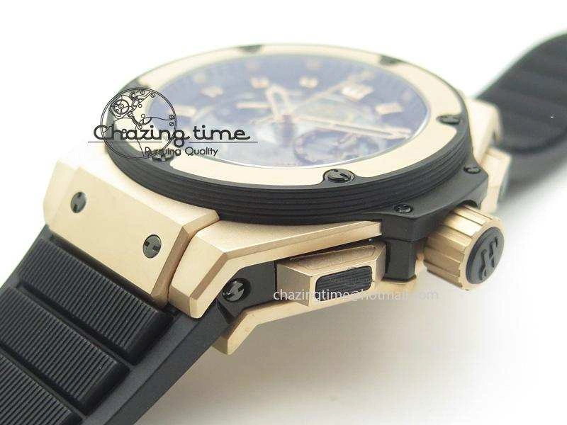King Power 48mm Unico King RG On Black Rubber Strap A Breathable 6971