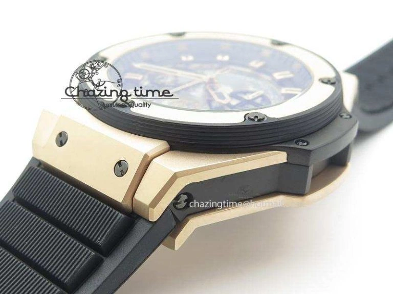 King Power 48mm Unico King RG On Black Rubber Strap A Breathable 6971