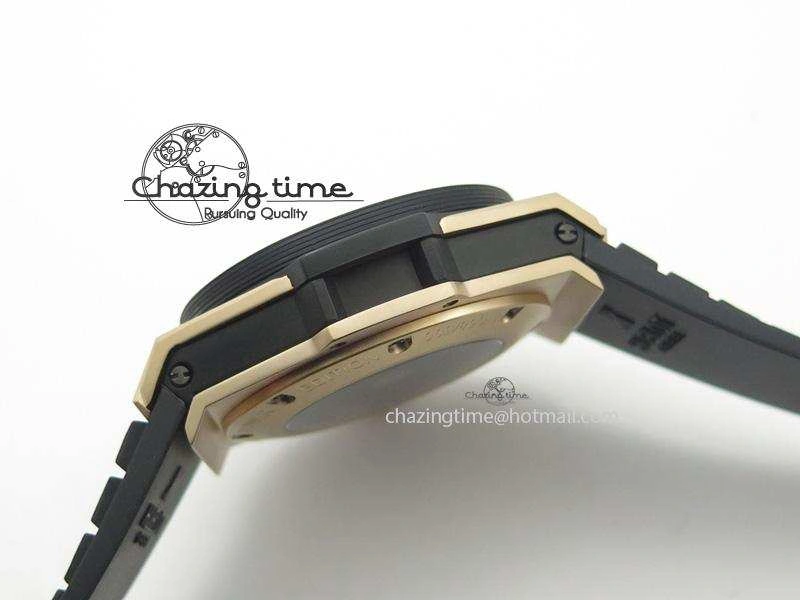 King Power 48mm Unico King RG On Black Rubber Strap A Breathable 6971