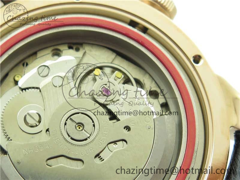 Konstantin Chaykin Joker RG TWF Best Edition Green Pumpkin Dial on Black Leather Strap NH35A Lightweight 7517