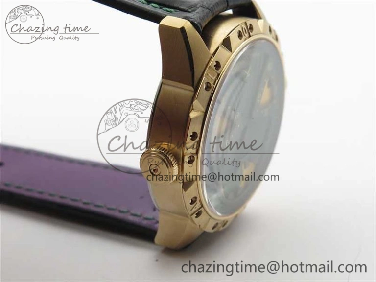 Konstantin Chaykin Joker RG TWF Best Edition Green Pumpkin Dial on Black Leather Strap NH35A Lightweight 7517