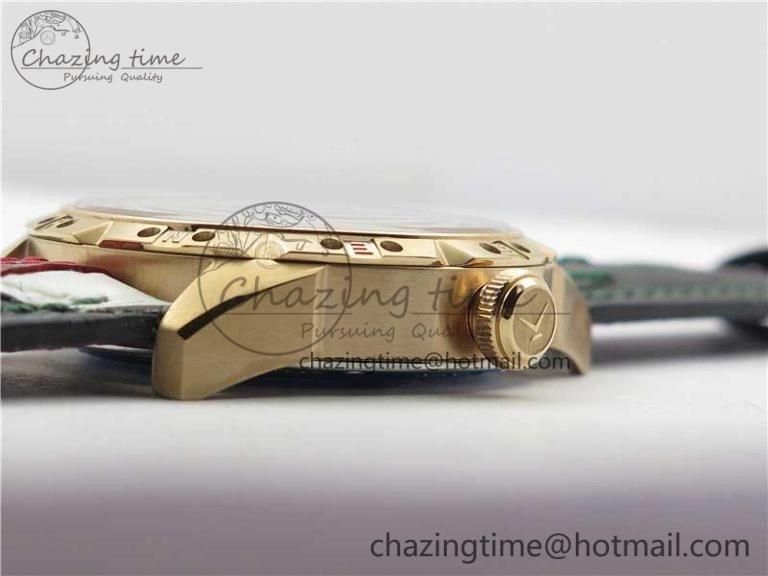Minimalist Konstantin Chaykin Joker RG TWF Best Edition Green Pumpkin Dial on Black Tie Leather Strap NH35A 7516