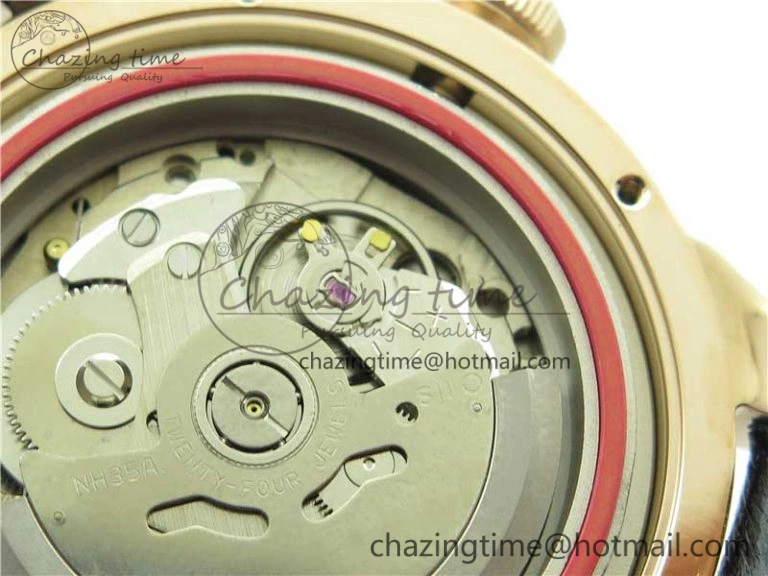 Minimalist Konstantin Chaykin Joker RG TWF Best Edition Green Pumpkin Dial on Black Tie Leather Strap NH35A 7516
