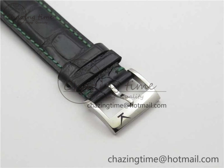 Minimalist Konstantin Chaykin Joker RG TWF Best Edition Green Pumpkin Dial on Black Tie Leather Strap NH35A 7516