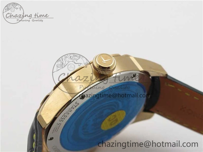 Breathable Konstantin Chaykin Joker RG TWF Best Edition Orange Pumpkin Dial on Black Leather Strap NH35A 7519