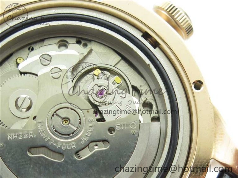 Breathable Konstantin Chaykin Joker RG TWF Best Edition Orange Pumpkin Dial on Black Leather Strap NH35A 7519