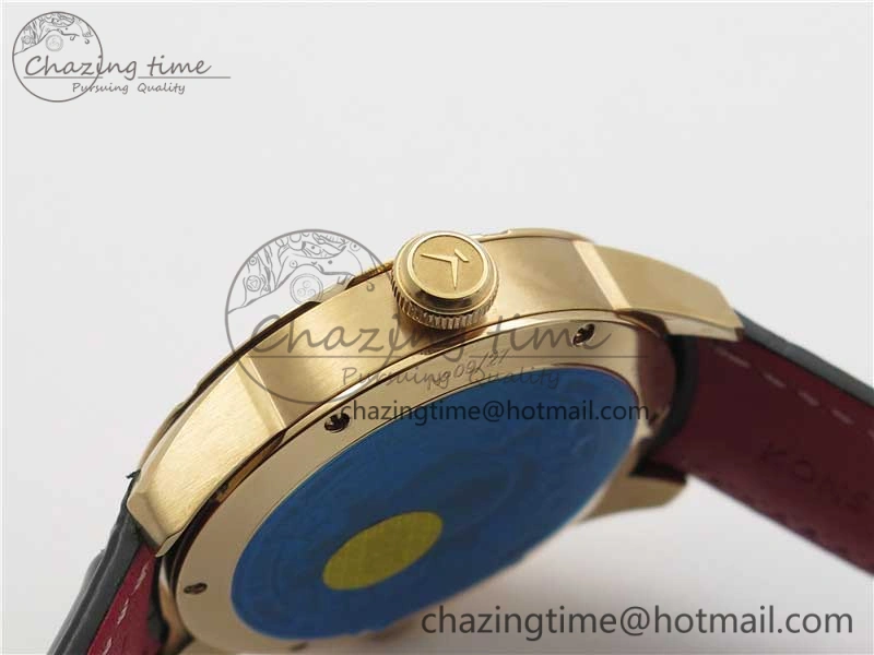 Konstantin Chaykin Joker RG TWF Best Edition Pink Pig Dial on Black Leather Strap NH35A Modern 7518
