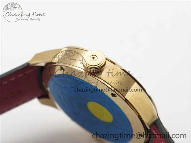 Konstantin Chaykin Joker RG TWF Best Edition Pink Pig Dial on Black Leather Strap NH35A Modern 7518