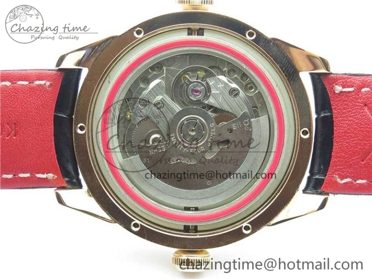 Konstantin Chaykin Joker RG TWF Best Edition Pink Pig Dial on Black Leather Strap NH35A Modern 7518
