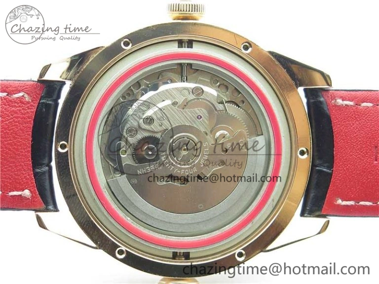 Konstantin Chaykin Joker RG TWF Best Edition Pink Pig Dial on Black Leather Strap NH35A Modern 7518