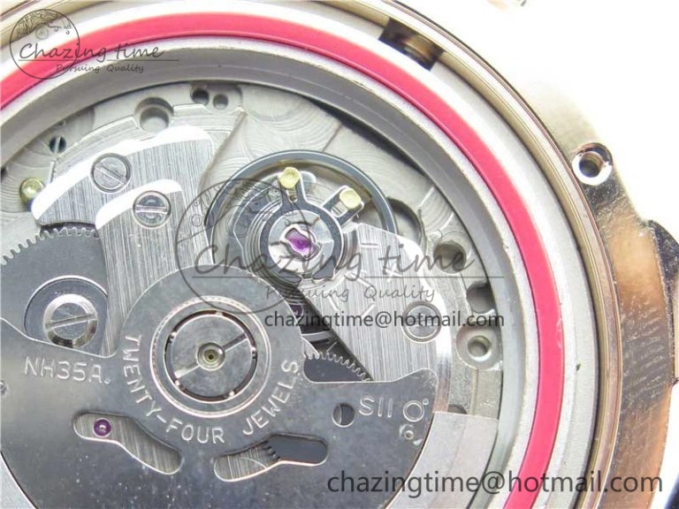 Konstantin Chaykin Joker RG TWF Best Edition Pink Pig Dial on Black Leather Strap NH35A Modern 7518