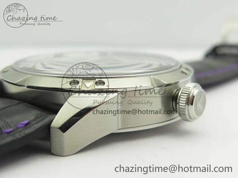 Konstantin Chaykin Joker SS Joker Dial Blue Inner Bezel on Black Leather Strap NH35A Seasonal 7524
