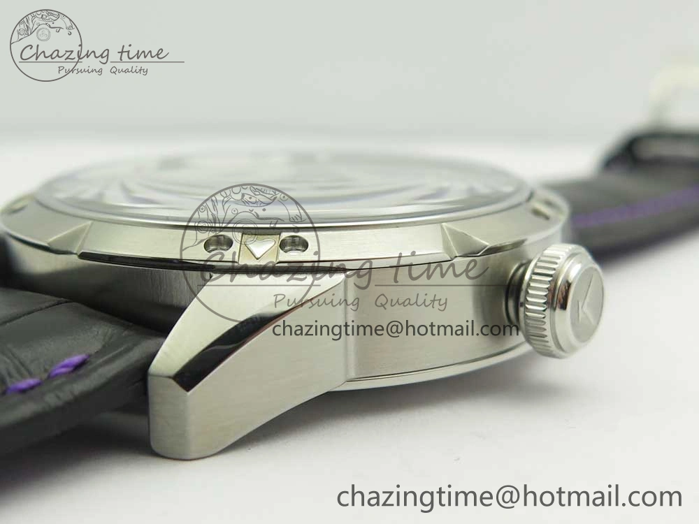 Konstantin Chaykin Joker SS Joker Dial Blue Inner Bezel on Black Leather Strap NH35A Seasonal 7524