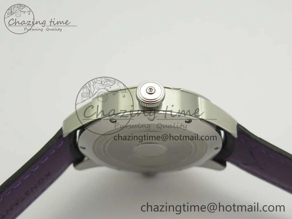 Konstantin Chaykin Joker SS Joker Dial Blue Inner Bezel on Black Leather Strap NH35A Seasonal 7524