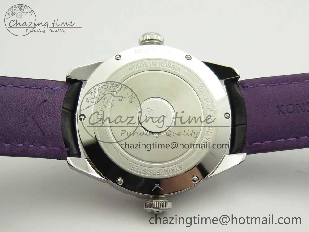 Konstantin Chaykin Joker SS Joker Dial Blue Inner Bezel on Black Leather Strap NH35A Seasonal 7524