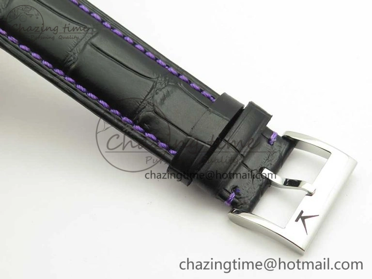 Konstantin Chaykin Joker SS Joker Dial Blue Inner Bezel on Black Leather Strap NH35A Seasonal 7524