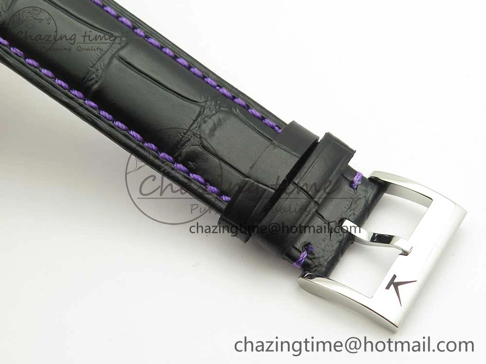 Konstantin Chaykin Joker SS Joker Dial Blue Inner Bezel on Black Leather Strap NH35A Seasonal 7524