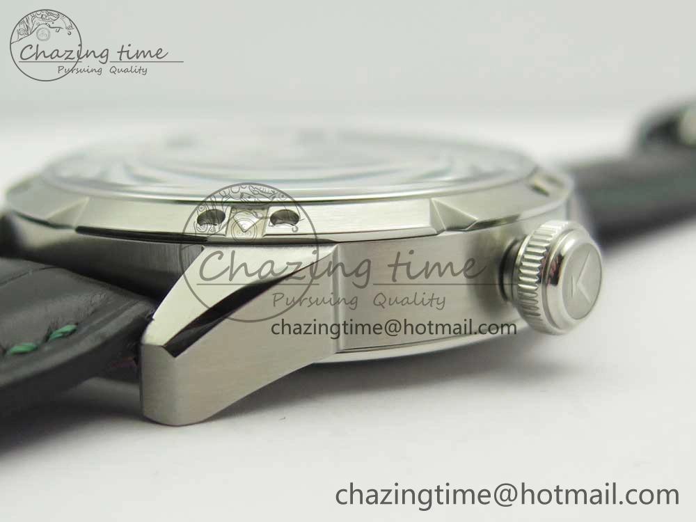 Konstantin Chaykin Joker SS Joker Dial Green Inner Bezel on Black Leather Strap NH35A DailyWear 7522