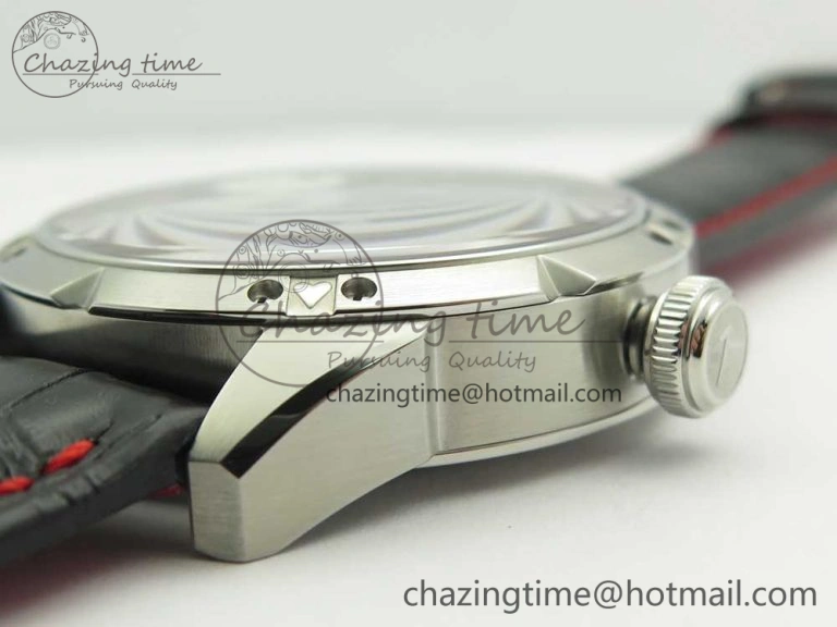 Contemporary Konstantin Chaykin Joker SS Joker Dial Red Inner Bezel on Black Leather Strap NH35A 7526