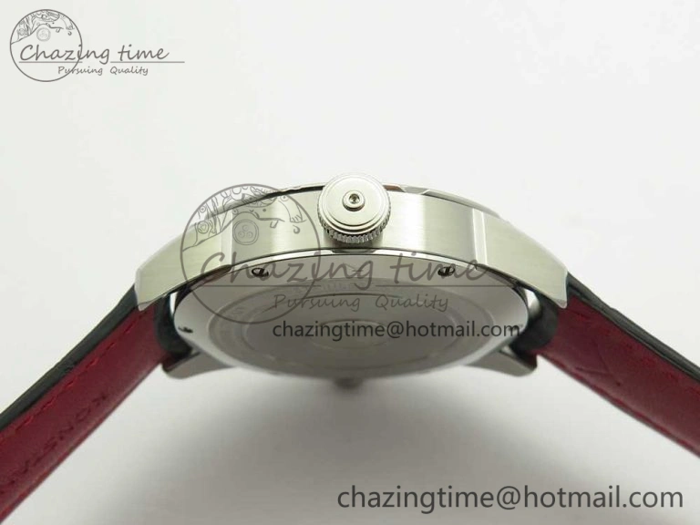 Contemporary Konstantin Chaykin Joker SS Joker Dial Red Inner Bezel on Black Leather Strap NH35A 7526