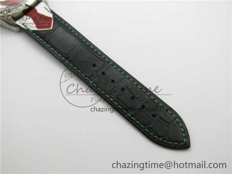 Flexible Konstantin Chaykin Joker SS TWF Best Edition Joker Dial Green Inner Bezel on Leather Strap NH35A V 7521